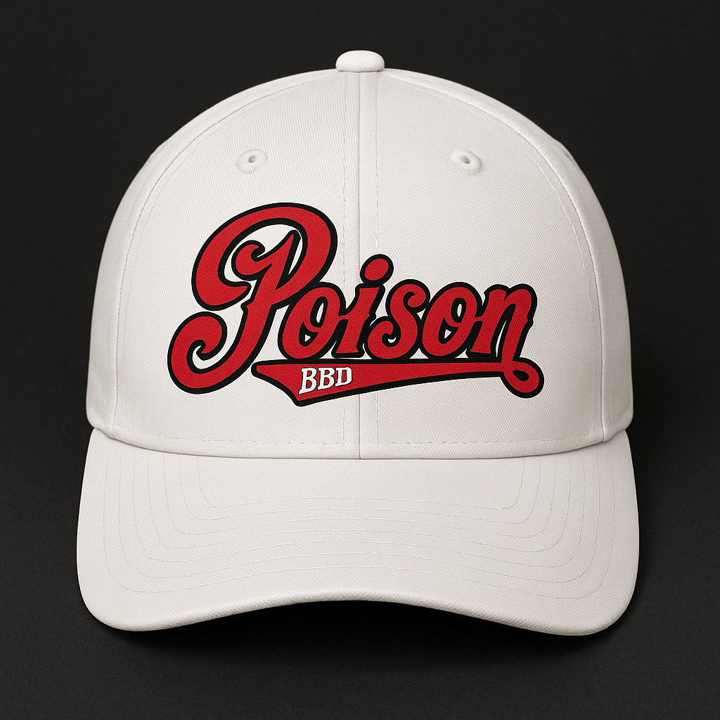 Poison White Fitted Cap
