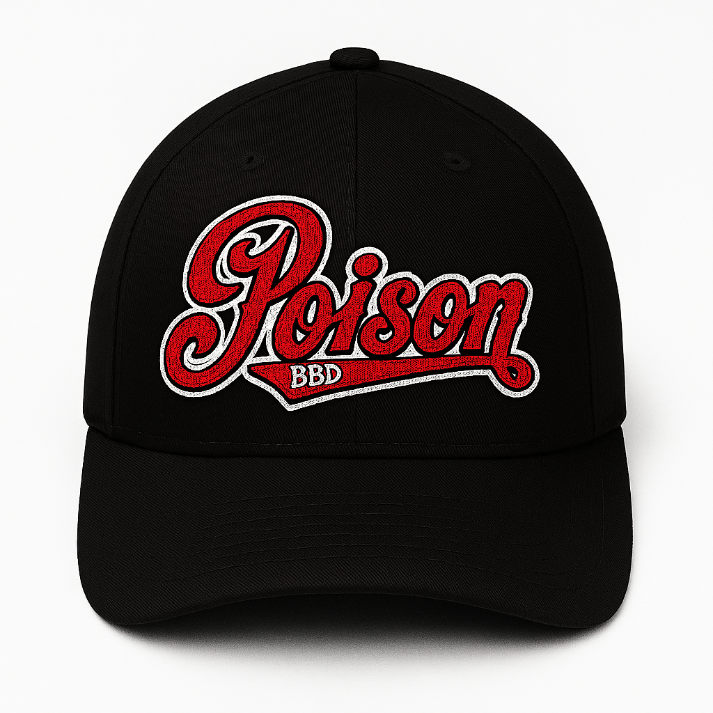 Poison Black Fitted Cap