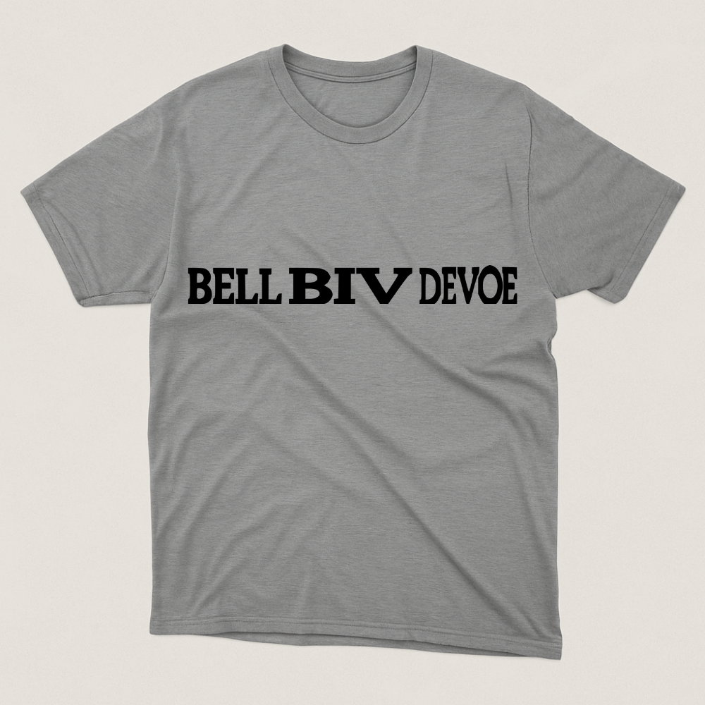 Grey Horizontal Bell Biv Devoe T-shirt